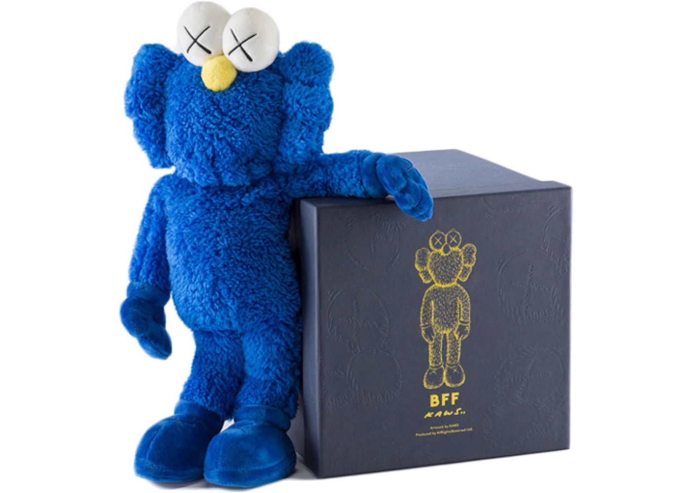KAWS BFF Plush Blue