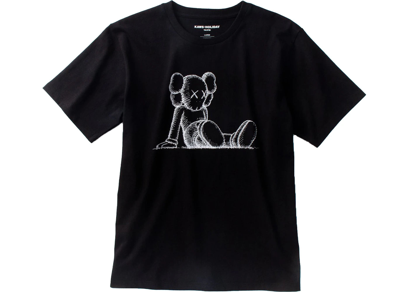 KAWS Holiday Limited Companion T-shirt Black