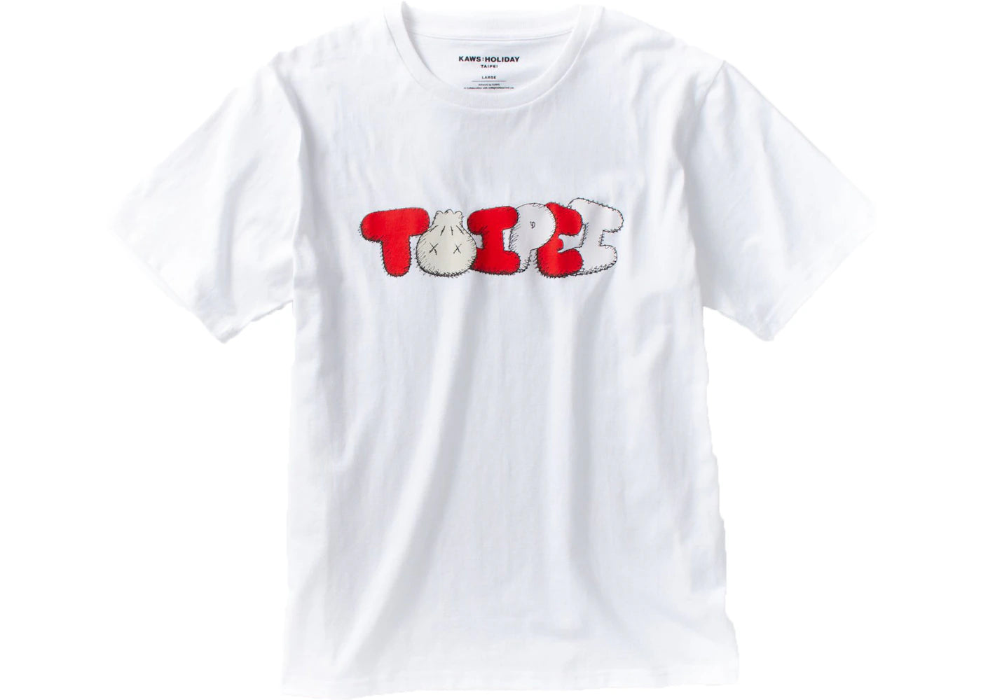 KAWS Holiday Limited Taipei T-shirt White