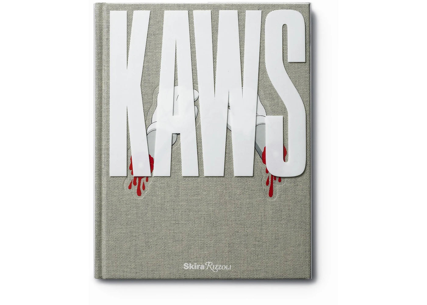 KAWS Rizzoli Hardcover Book Grey