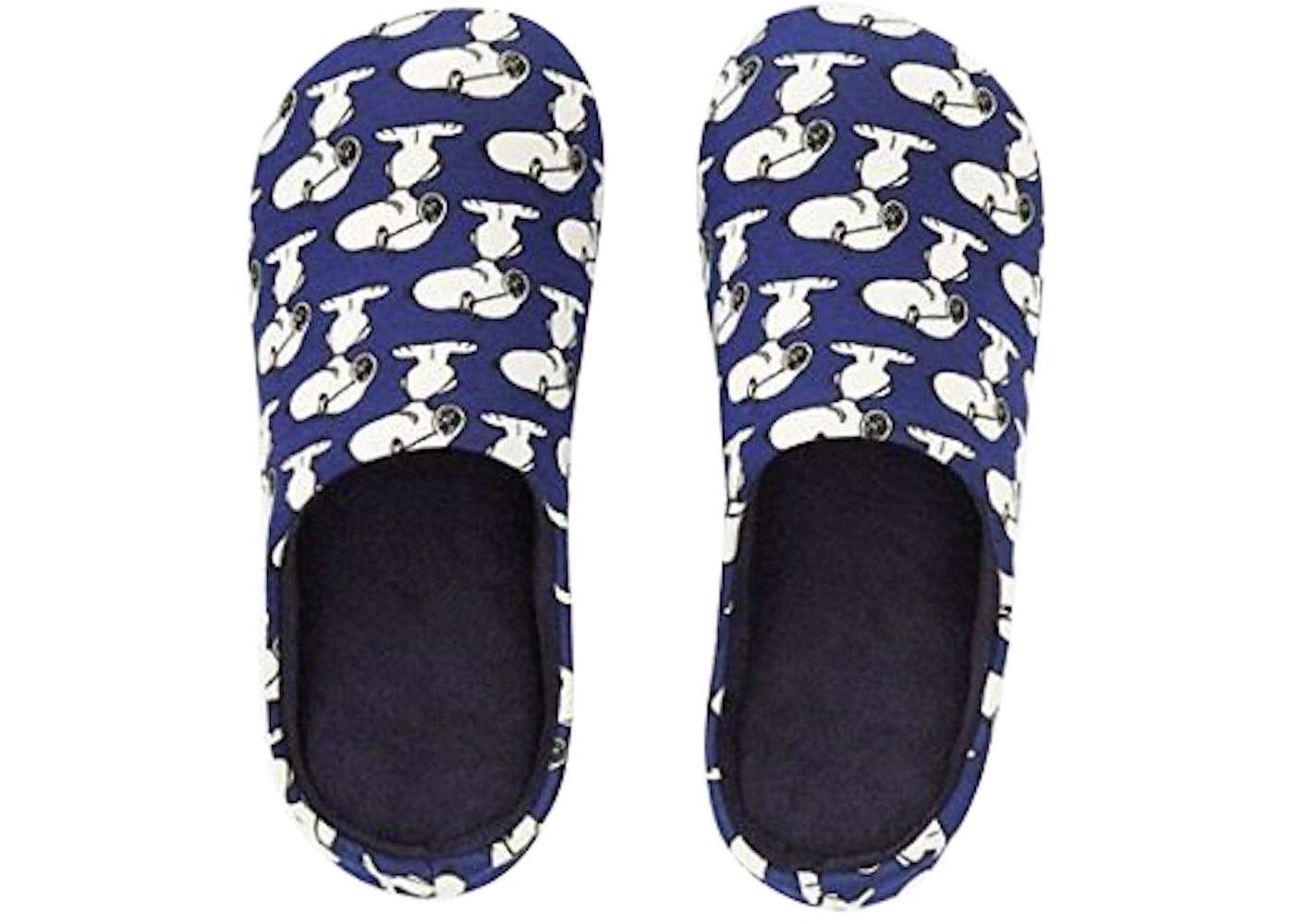 KAWS x Uniqlo x Peanuts Snoopy Room Shoes Navy