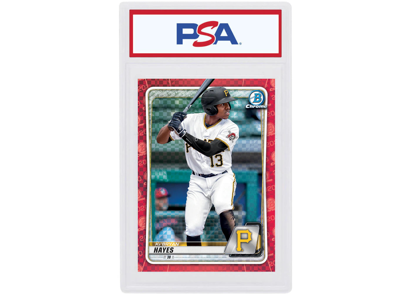 Ke'Bryan Hayes 2020 Bowman Chrome X Red X-Fractor 1/1 #BCP-220 (PSA or BGS Graded)