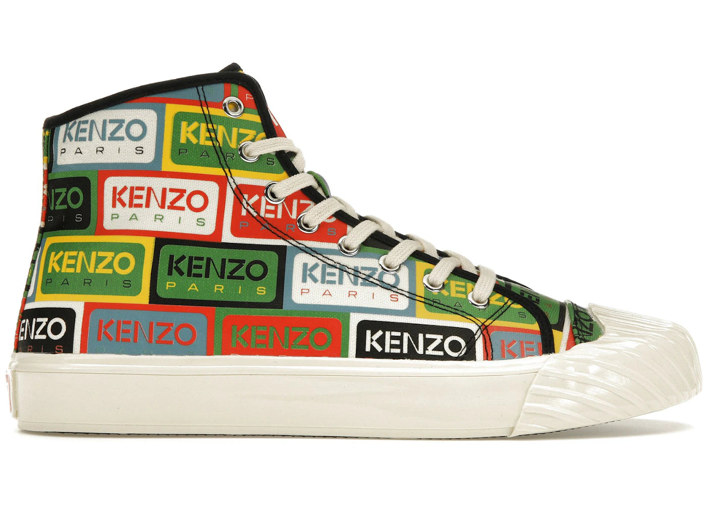 Kenzo School High Top Trainers Multi