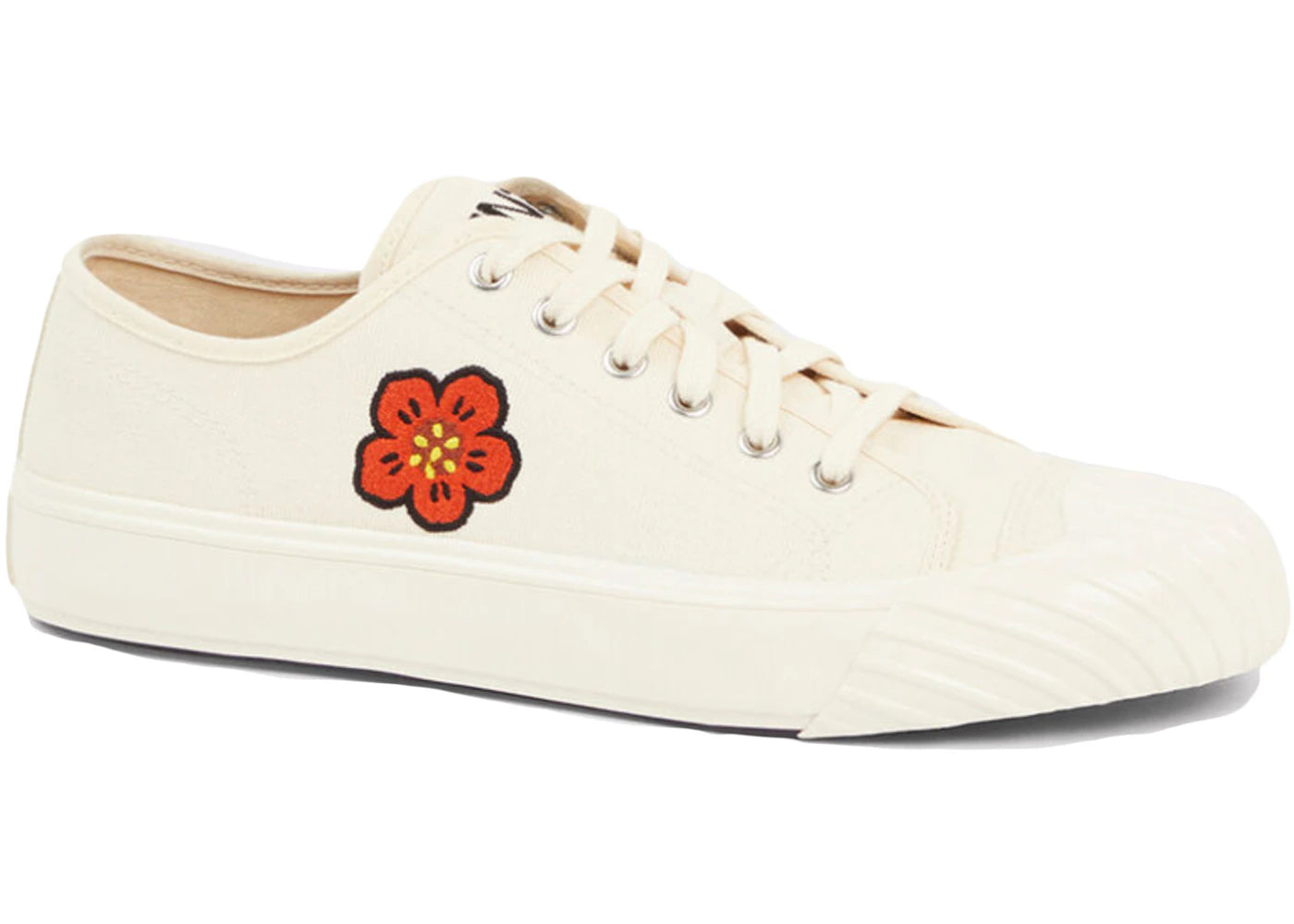 Kenzo School Low Top Trainers Cream
