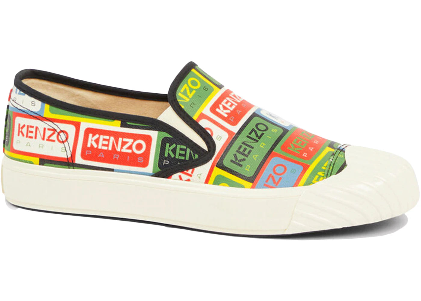 Kenzo School Slip On Laceless Trainers Multi