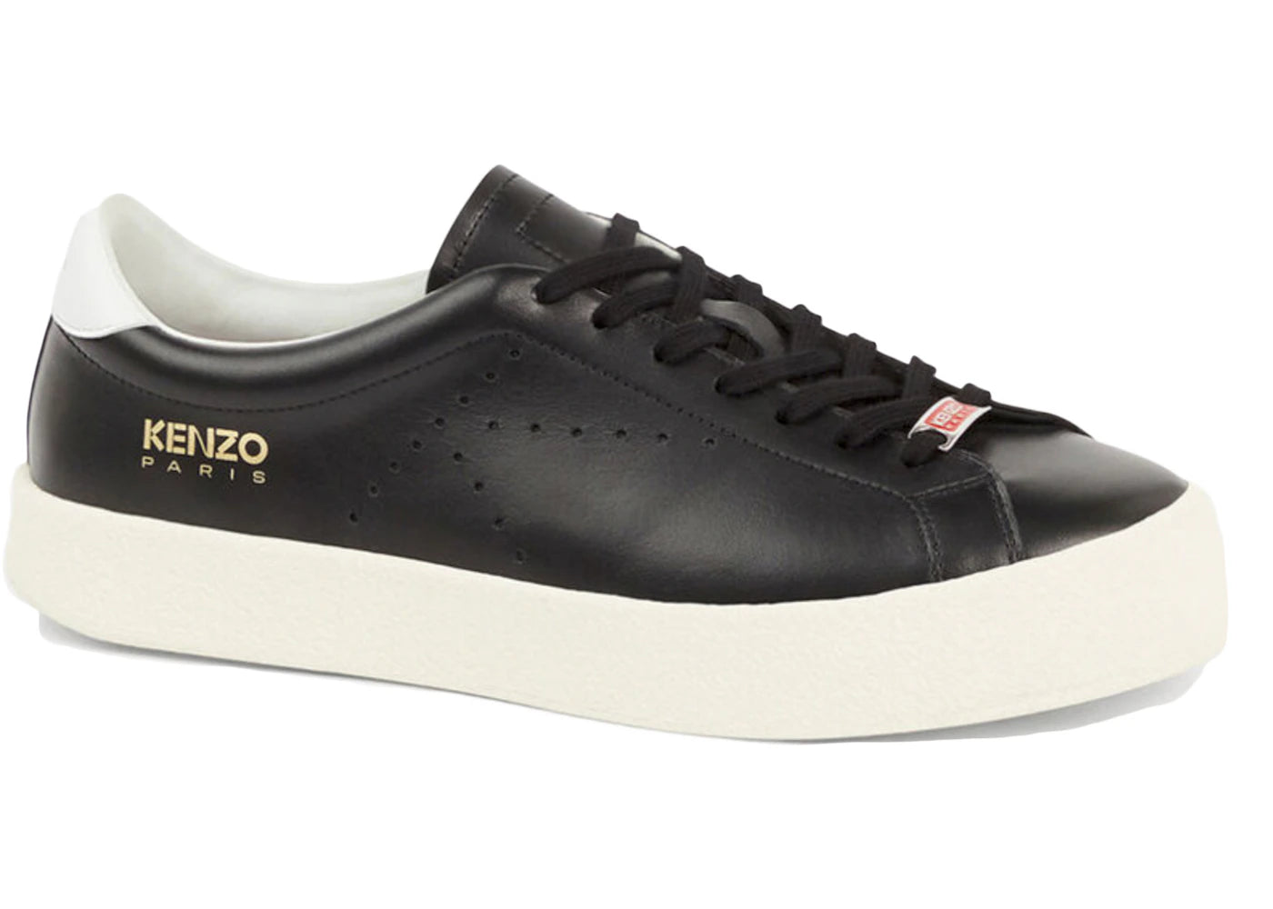 Kenzo Swing Low Top Trainers Black White