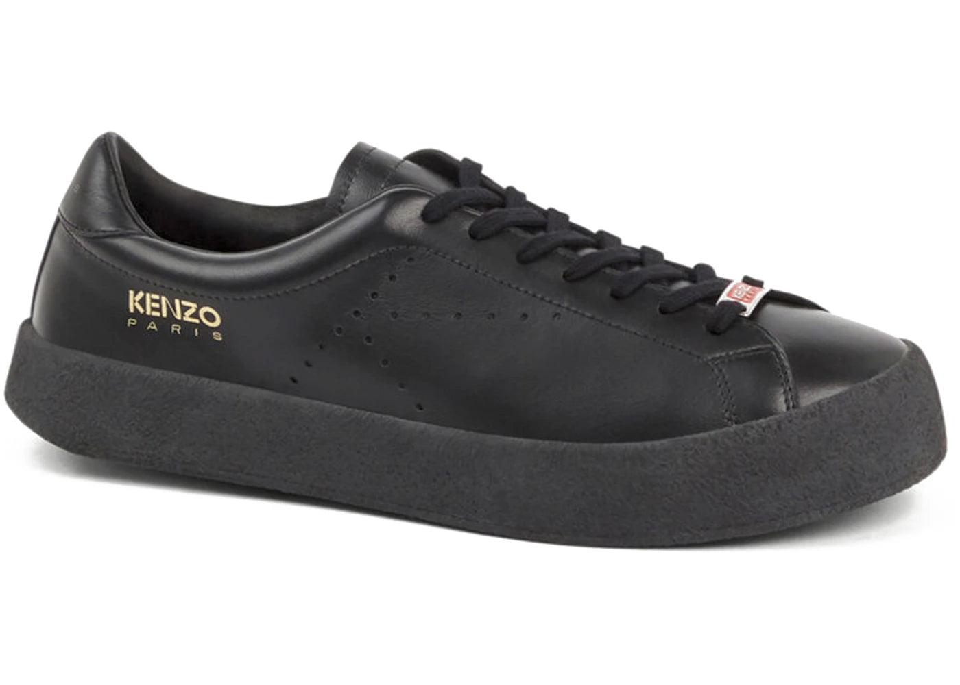 Kenzo Swing Low Top Trainers Triple Black
