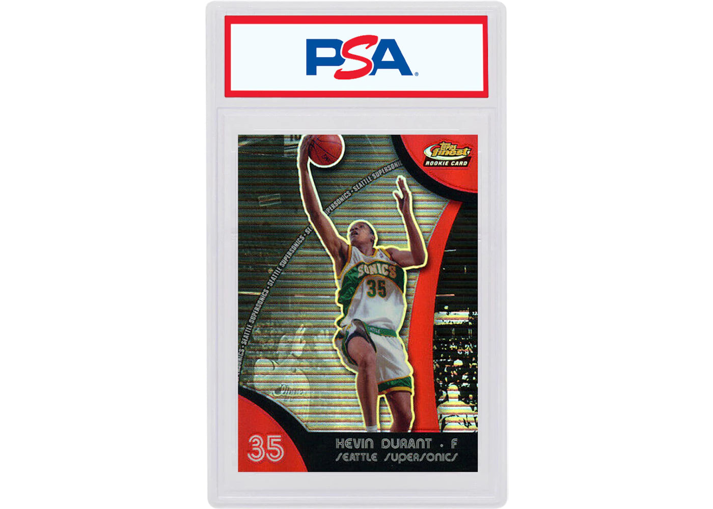 Kevin Durant 2007 Topps Finest Rookie Refractor #71 (PSA or BGS Graded)