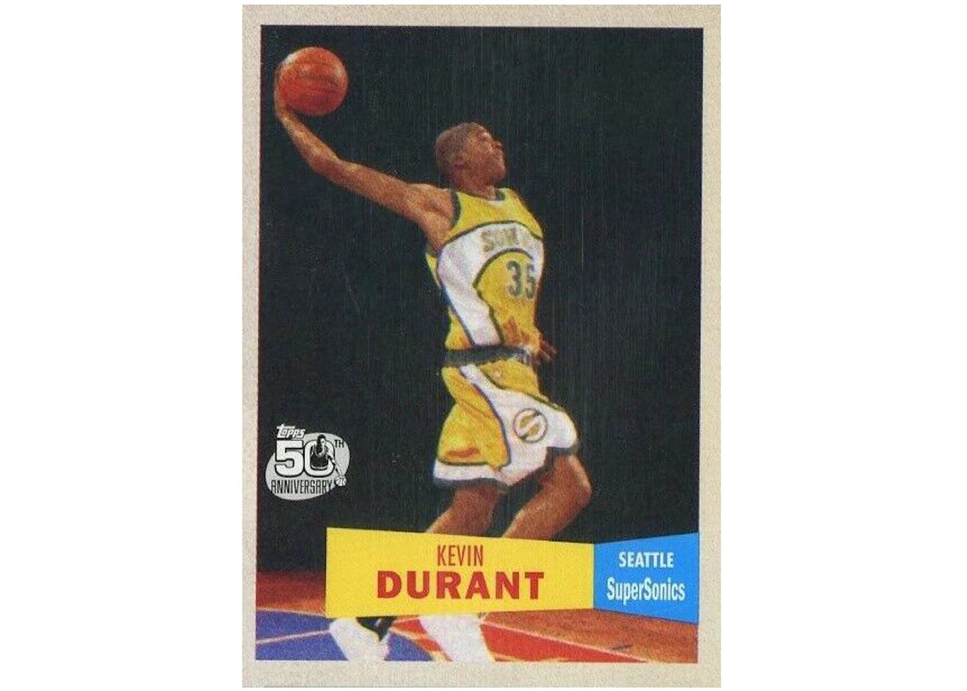 Kevin Durant 2007 Topps Rookie 1957-58 #112 (Ungraded)