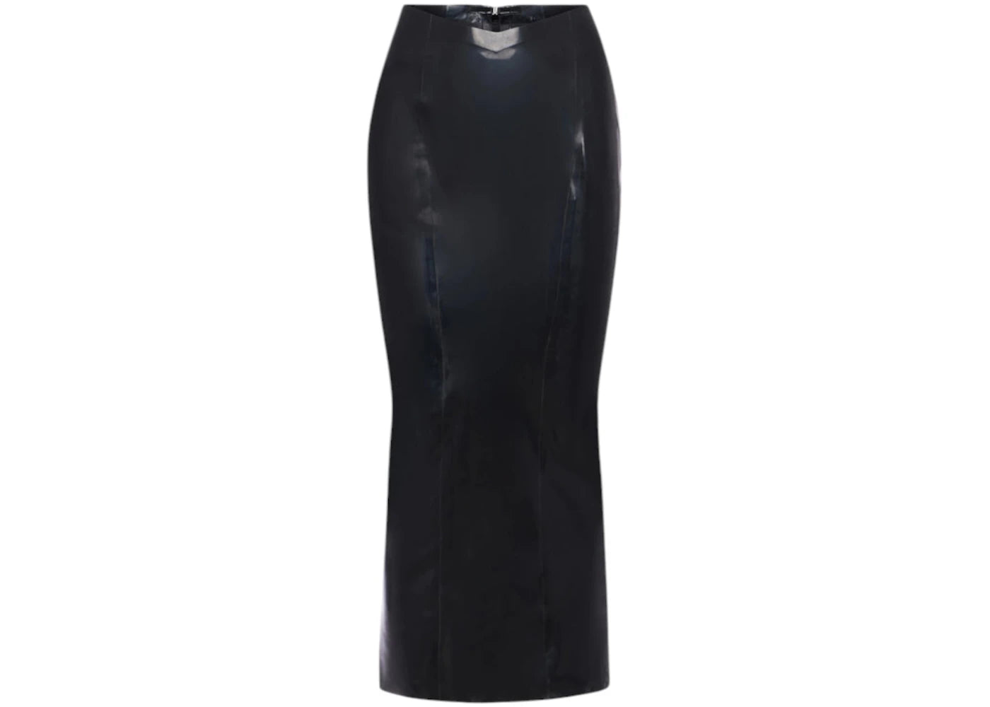 khy x Poster Girl Latex Maxi Skirt Black