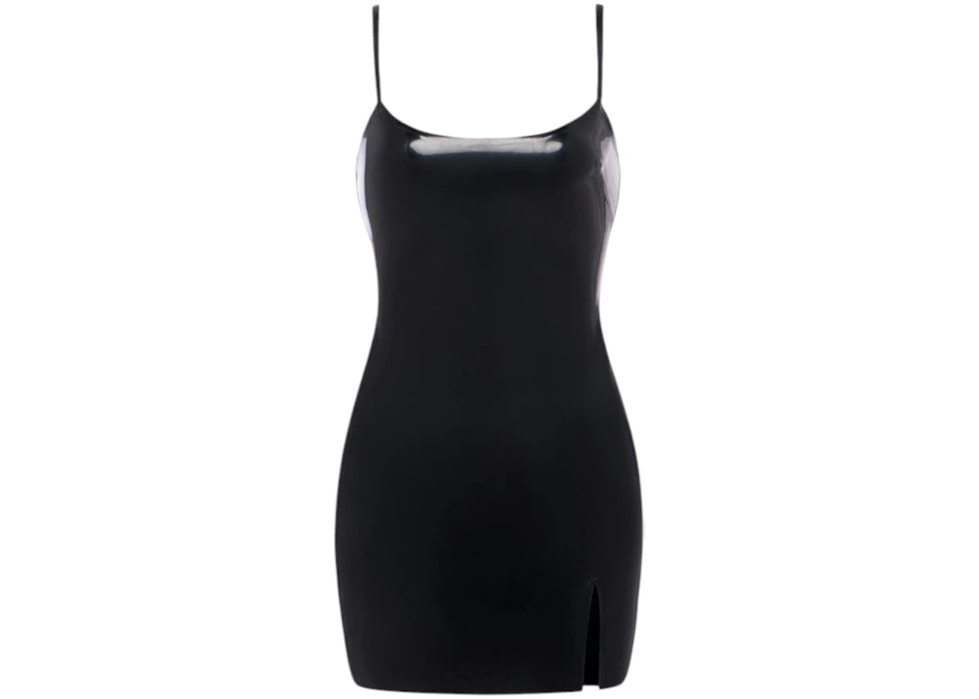 khy x Poster Girl Latex Mini Dress Black