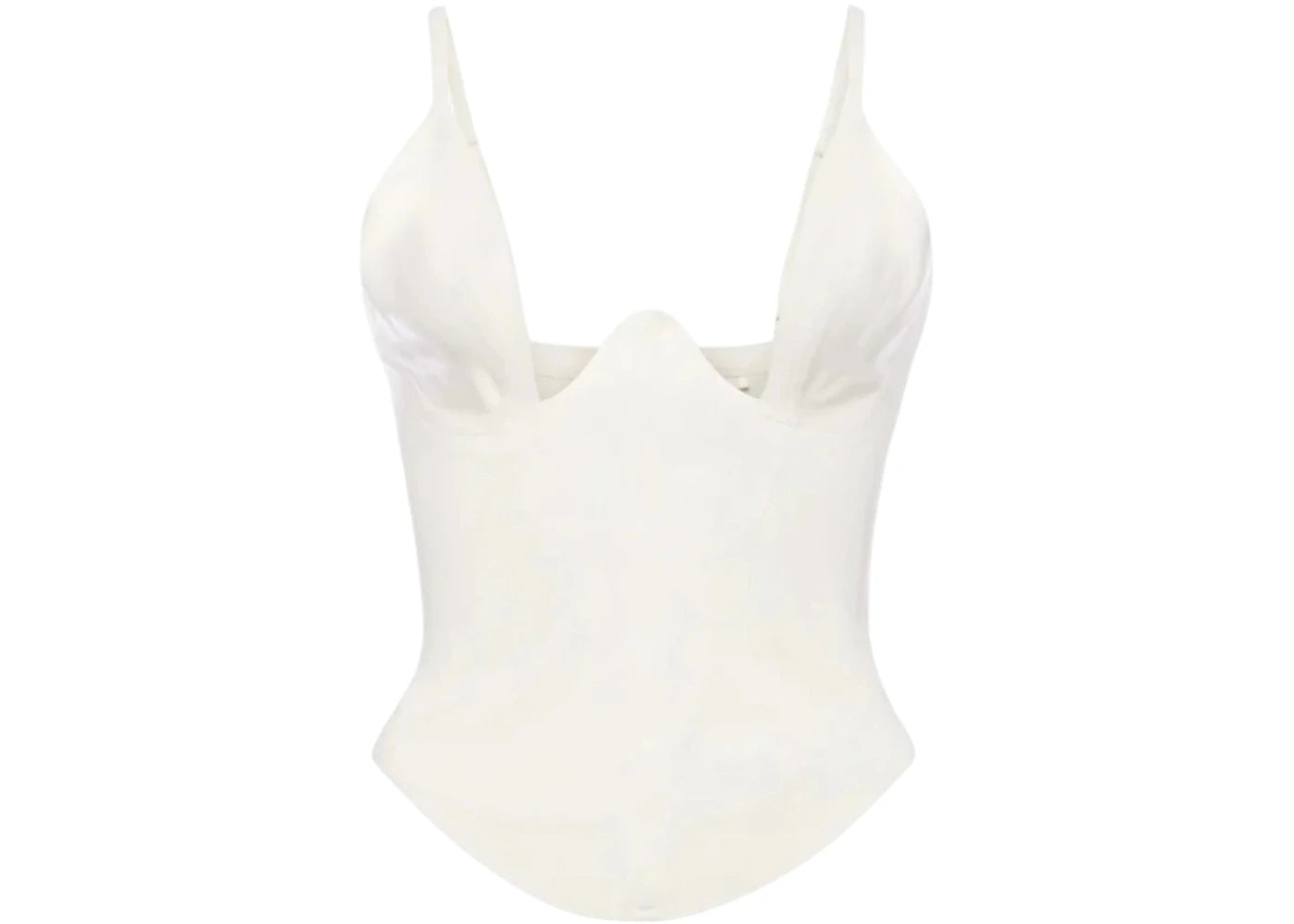 khy x Poster Girl Latex Plunge Tank Bone