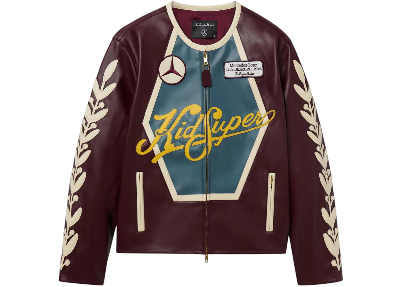 KidSuper x Mercedes Benz Racer Jacket Burgundy