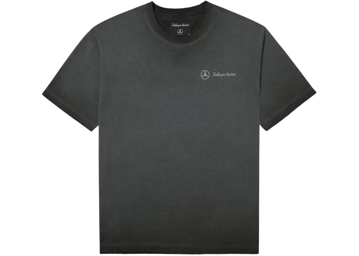 KidSuper x Mercedes Benz Washed Tee Washed Black