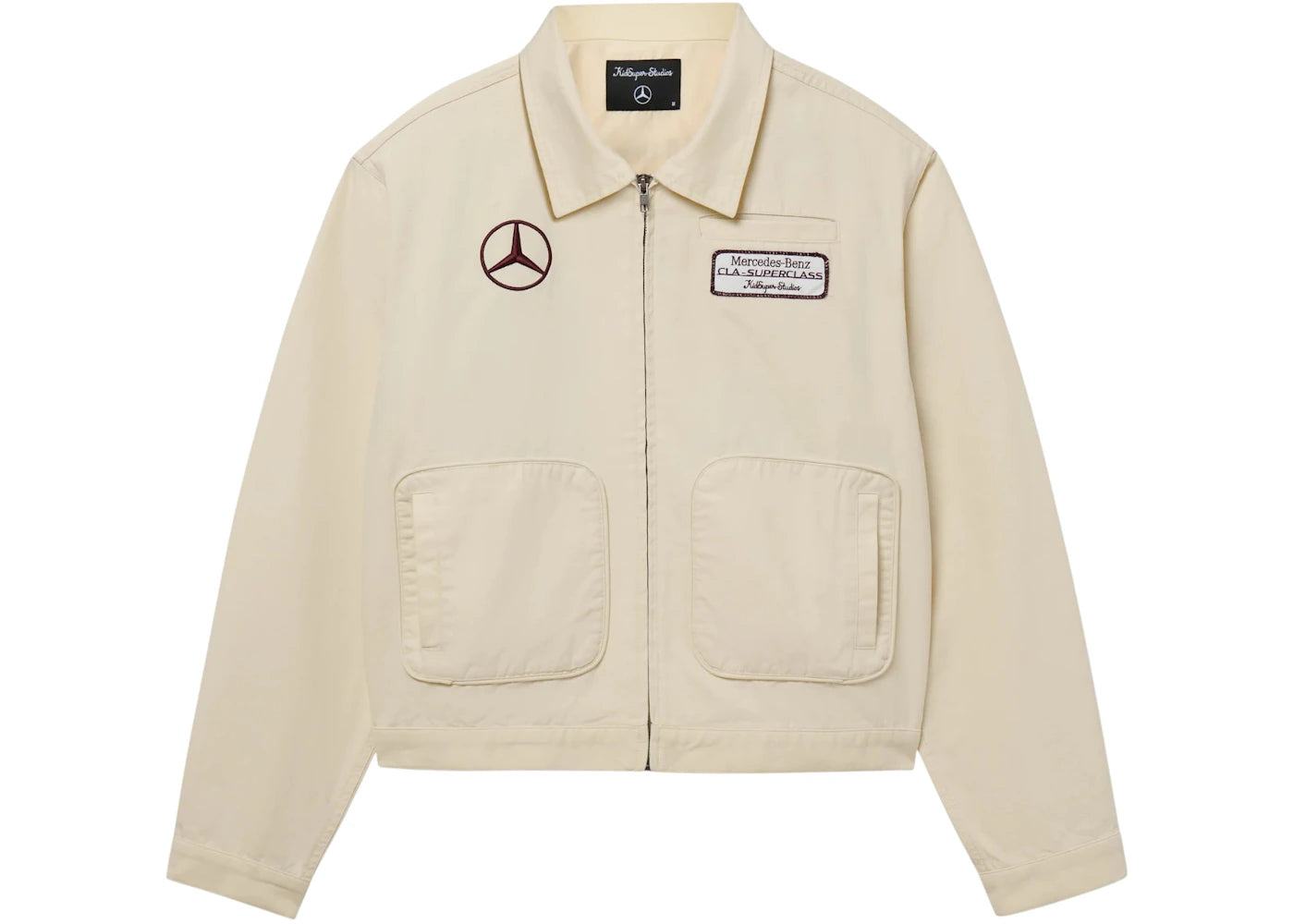 KidSuper x Mercedes Benz Work Jacket Cream