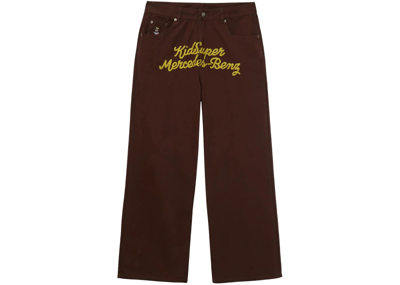 KidSuper x Mercedes Benz Work Pants Brown