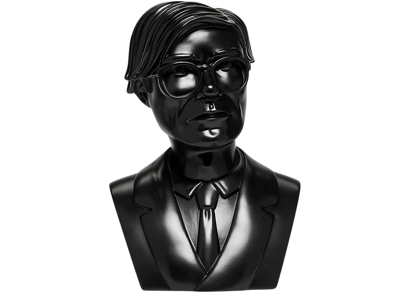 Kidrobot Andy Warhol Black Bust Vinyl Art Sculpture Black