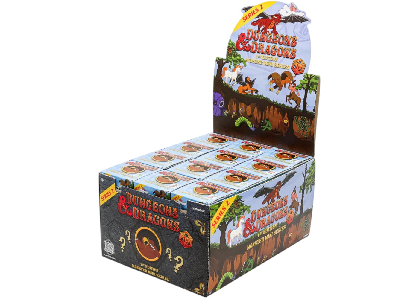 Kidrobot Dungeons & Dragons 3" Vinyl Minis - Monster Series 2: D&D 1st Edition Casepack (24 Blind Boxes)