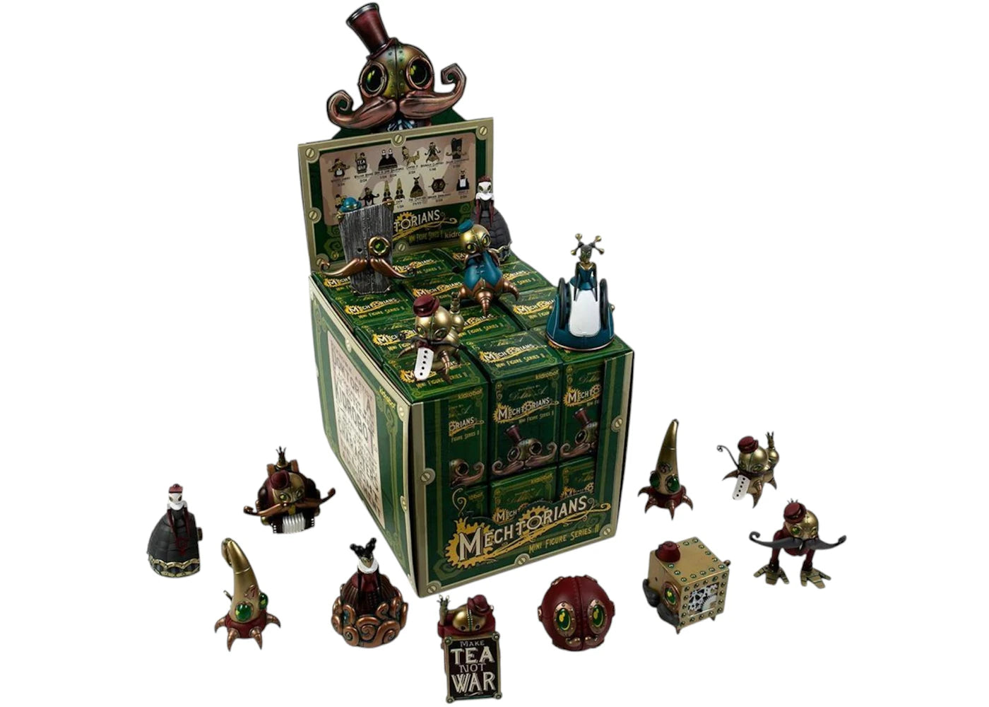 Kidrobot The Mechtorians Mini Art Figure Series by Doktor A Casepack (24 Blind Boxes)