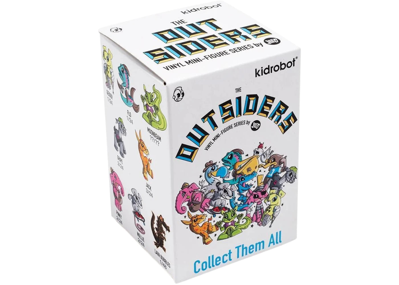 Kidrobot The Outsiders 3" Blind Box Mini Figures by Joe Ledbetter Single Blind Box