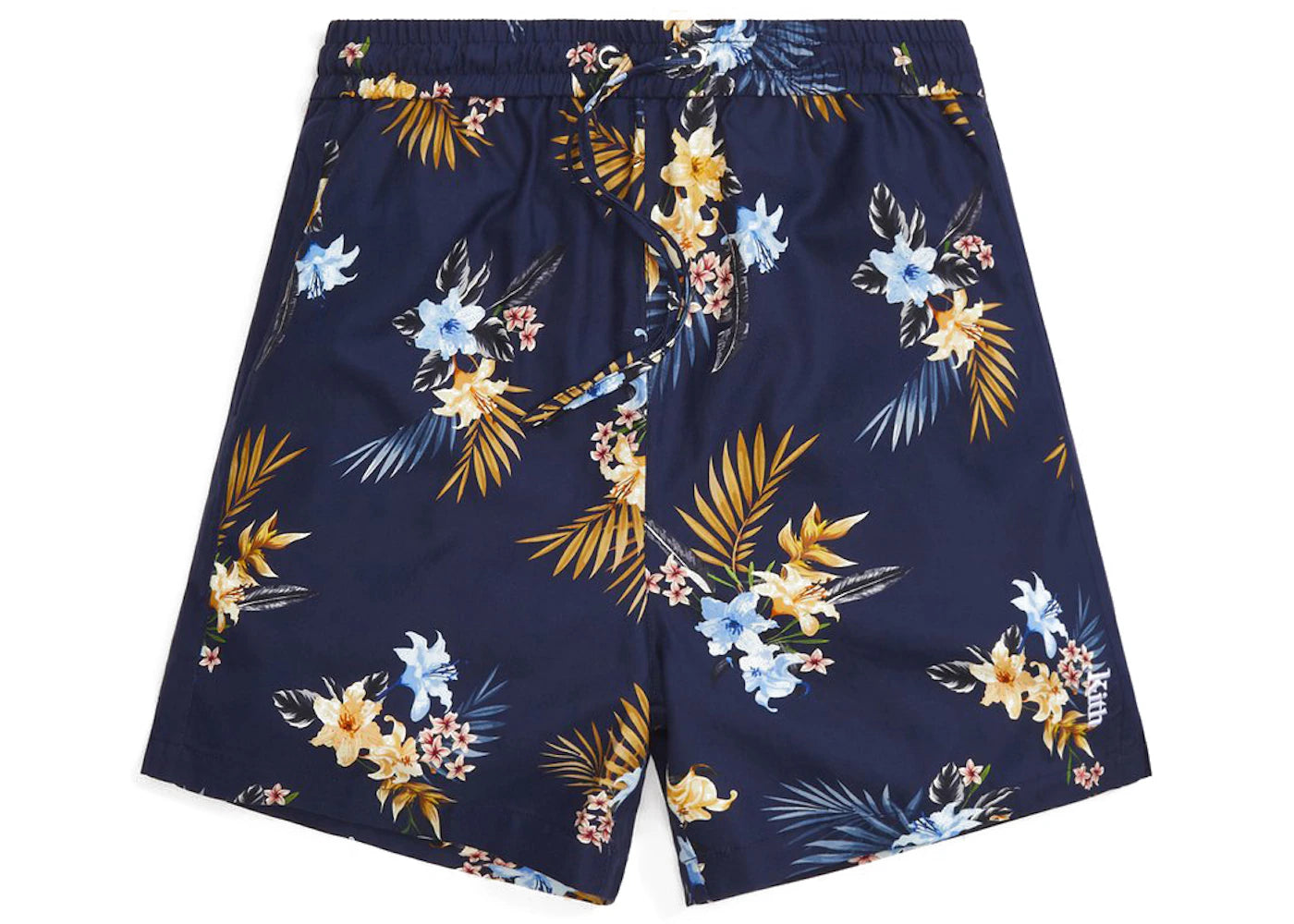 Kith Hawaiian Print Active Silk Shorts Nocturnal