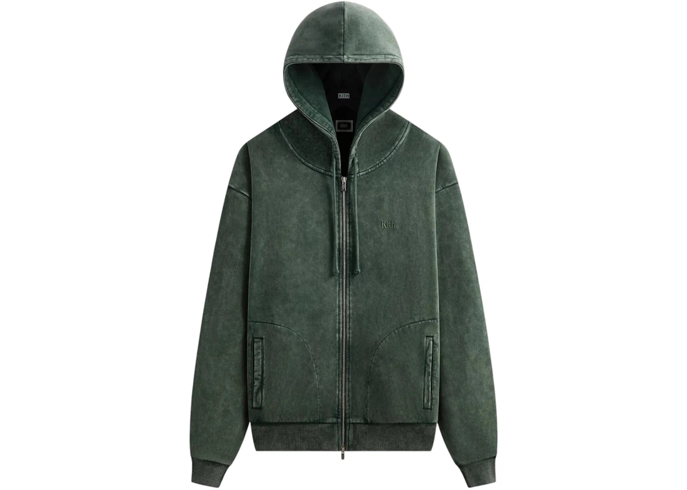 Kith Antique Wash Full Zip Nelson Hoodie Stadium
