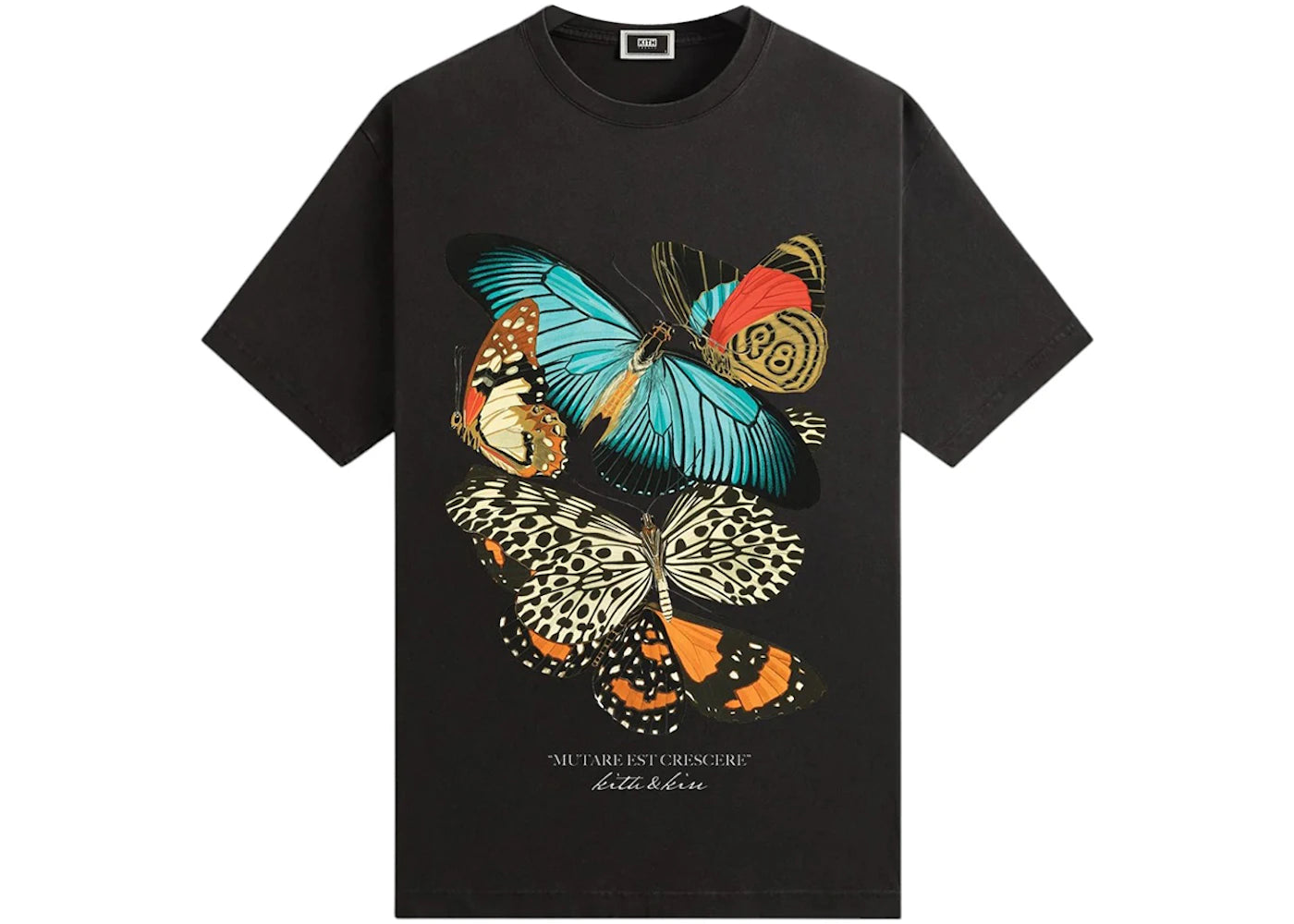 Kith Butterfly Vintage Tee Black