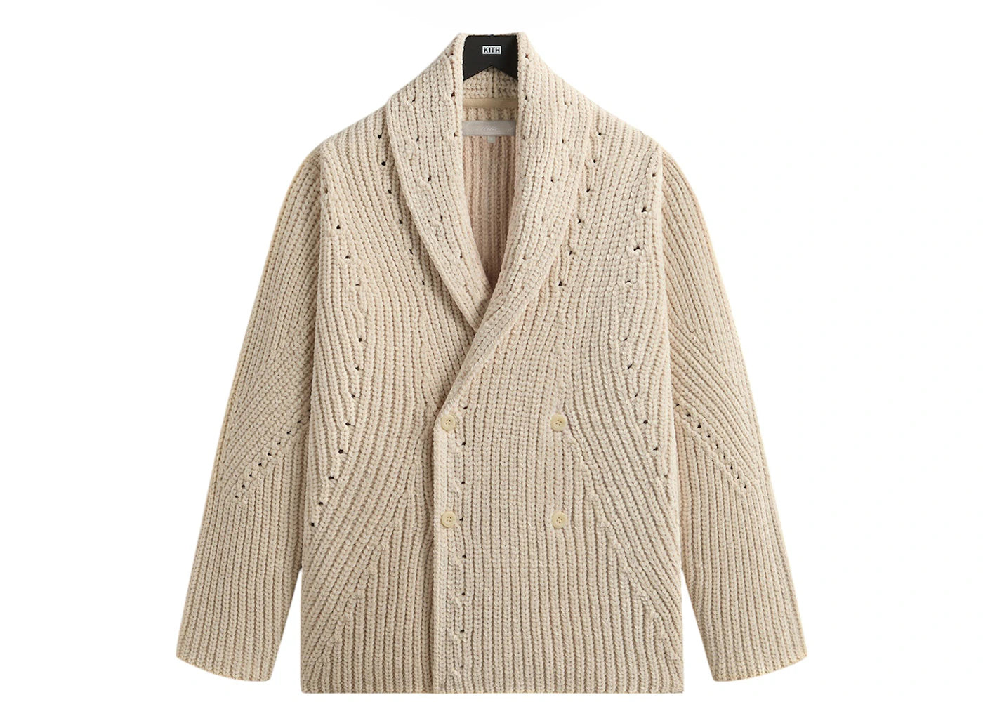 Kith Chenille Becker Cardigan Sandrift