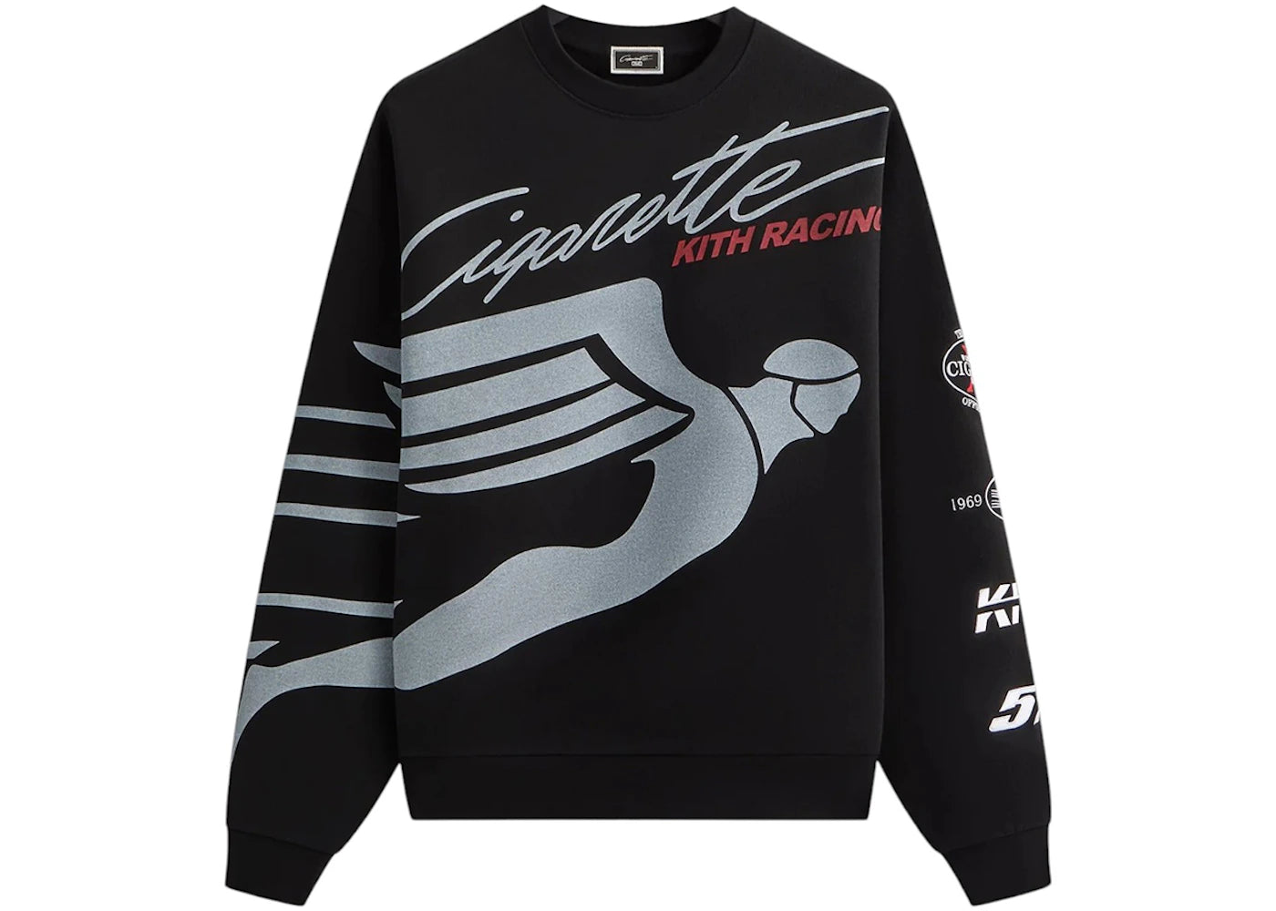 Kith Cigarette Racing 515 Nelson Crewneck Black