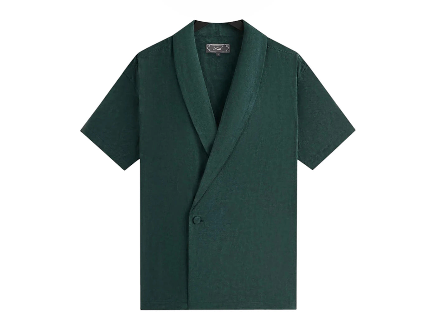 Kith Cupro Linen Short Sleeve Thompson Crossover Shirt Stadium