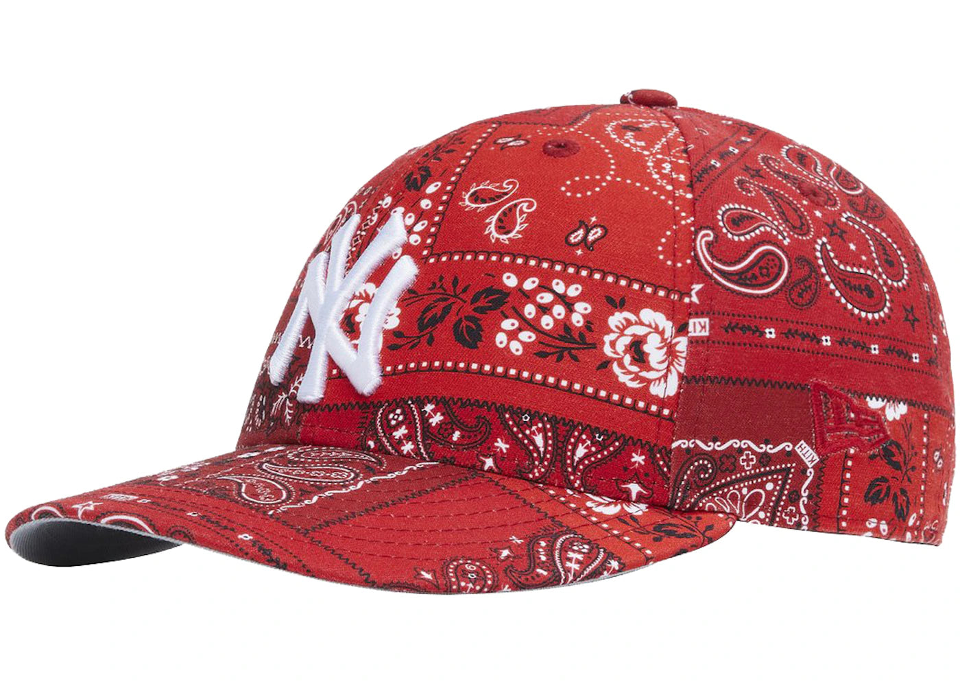 Kith New Era Yankees Deconstructed Bandana Low Profile Cap Pyre