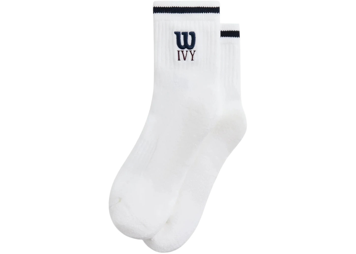 Kith Ivy Wilson Quarter Top Socks WhitePort Royal