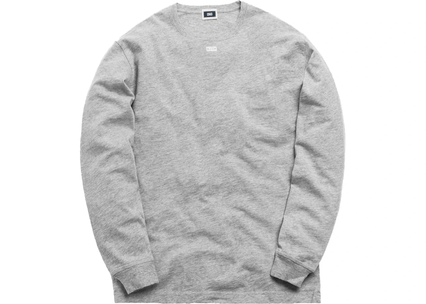 Kith JFK L/S Tee Heather Grey