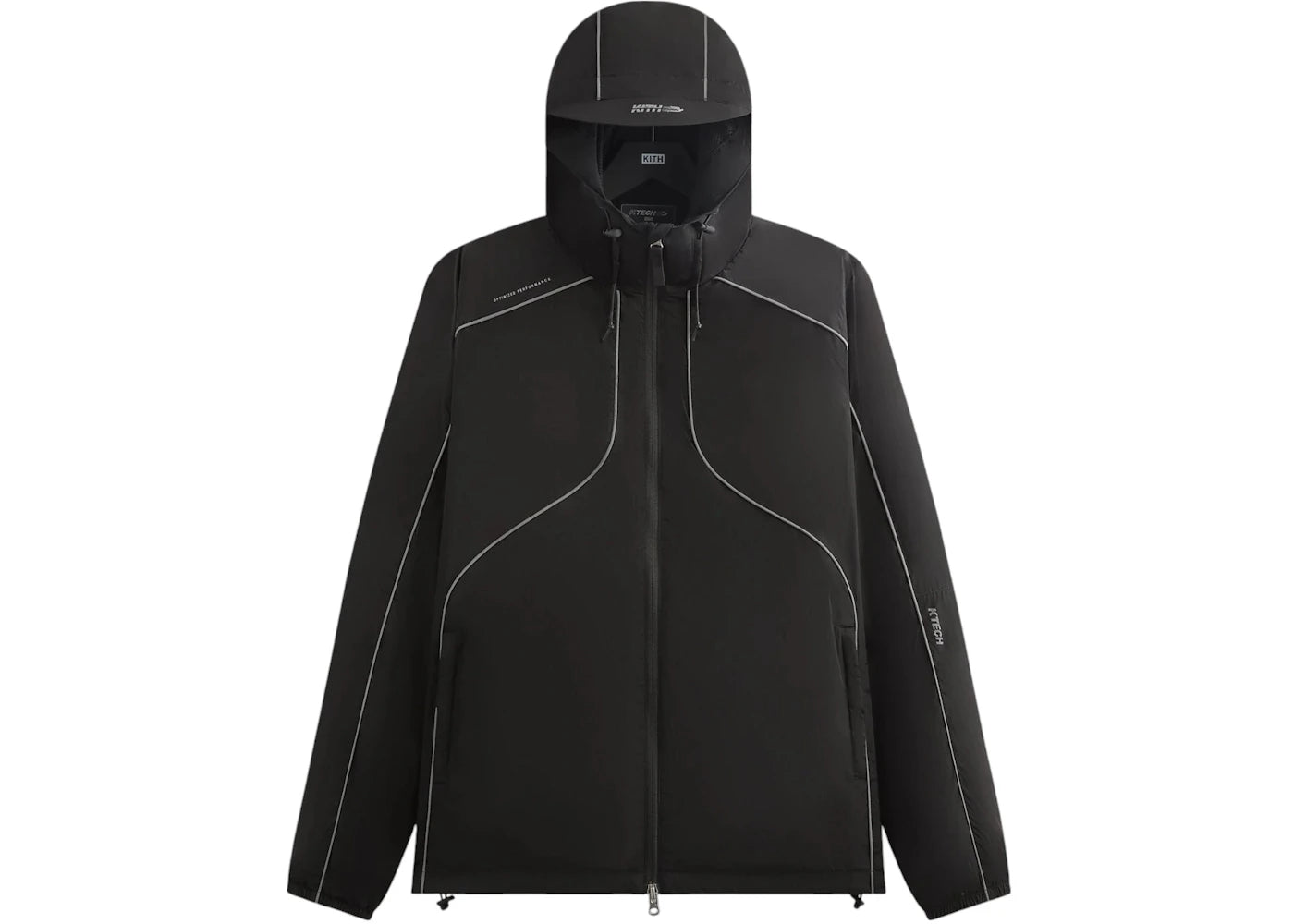 Kith K-Tech Nylon Bolt Shell Jacket Black