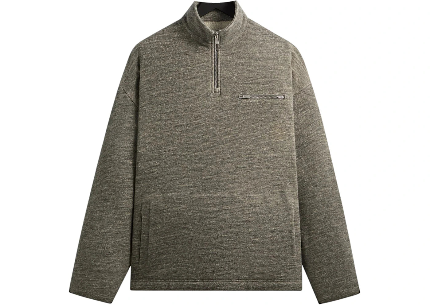 Kith & Kin Gene Quarter Zip Pullover Medium Heather Grey