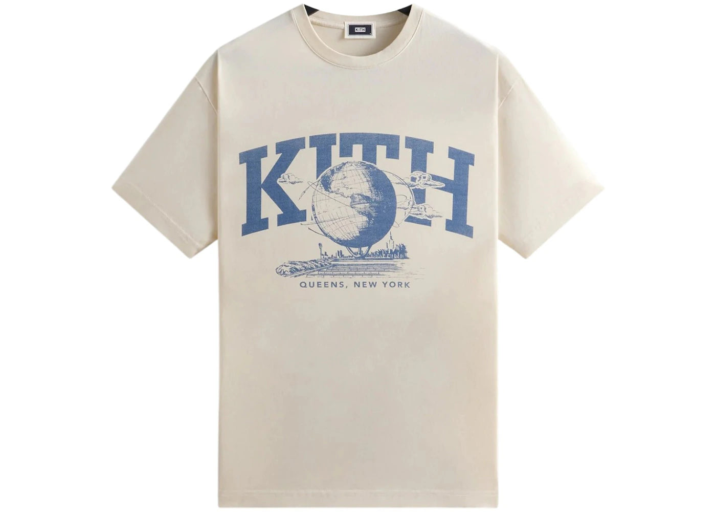 Kith & Kin Queens Unisphere Vintage Tee Sandrift