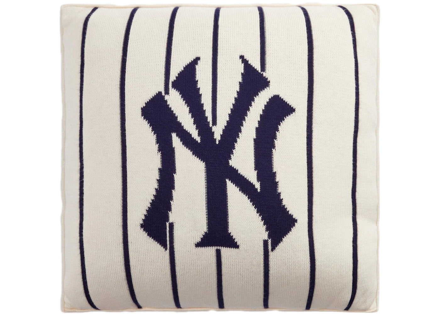 Kith & MLB for New York Yankees Pinstripe Knitted Throw Pillow Tofu