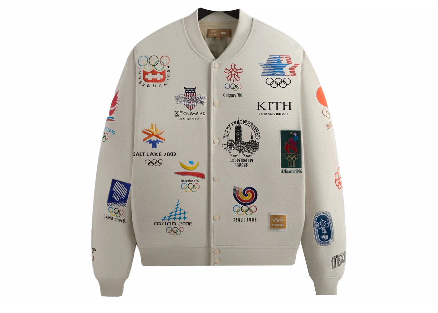 Kith Olympics Heritage Marvin Bomber Jacket Sandy Heather