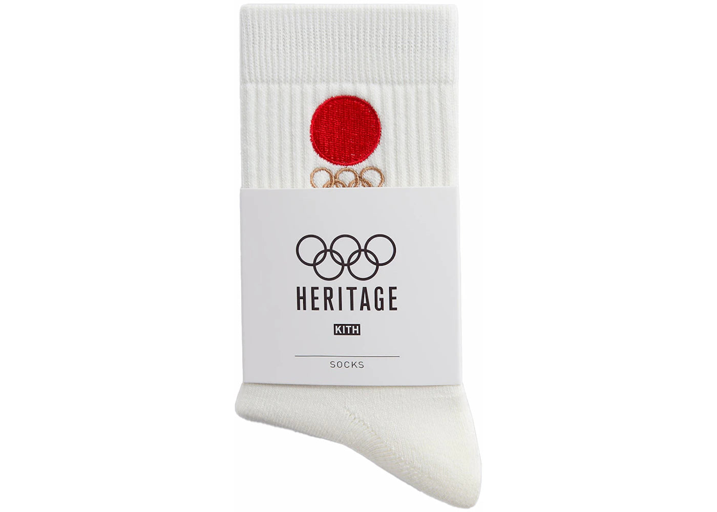 Kith Olympics Heritage Tokyo Mid Crew Sock Silk