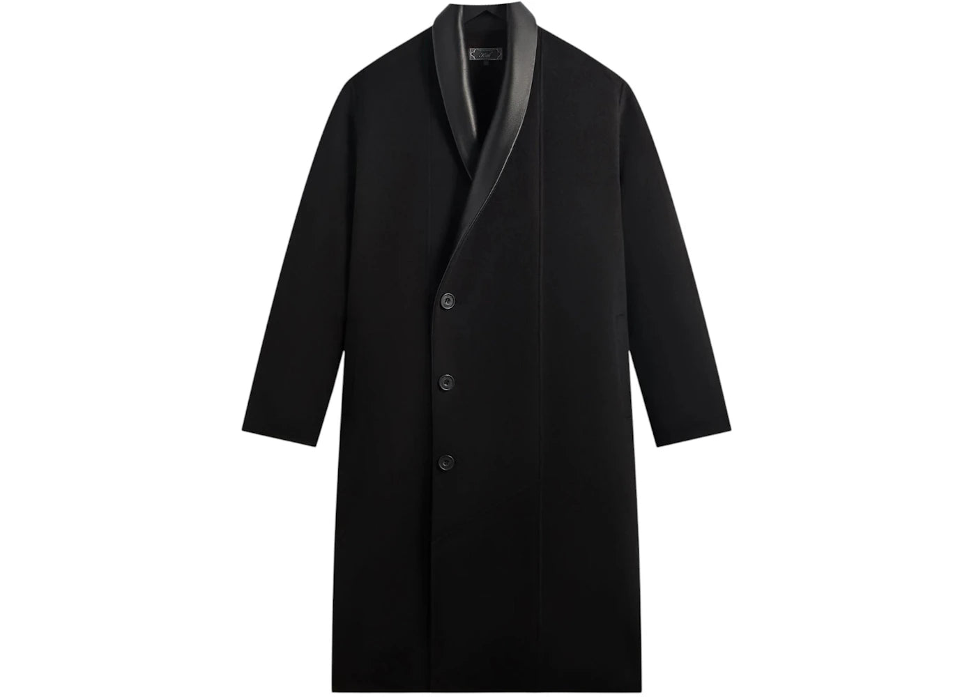 Kith Shawl Collar Wool Bernard Coat Black