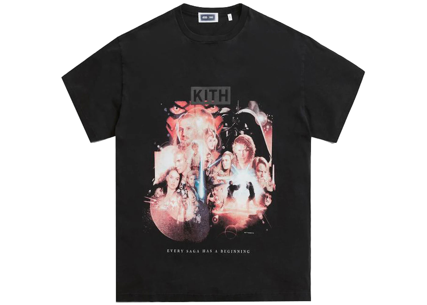 Kith x STAR WARS Beginning Vintage Tee Black