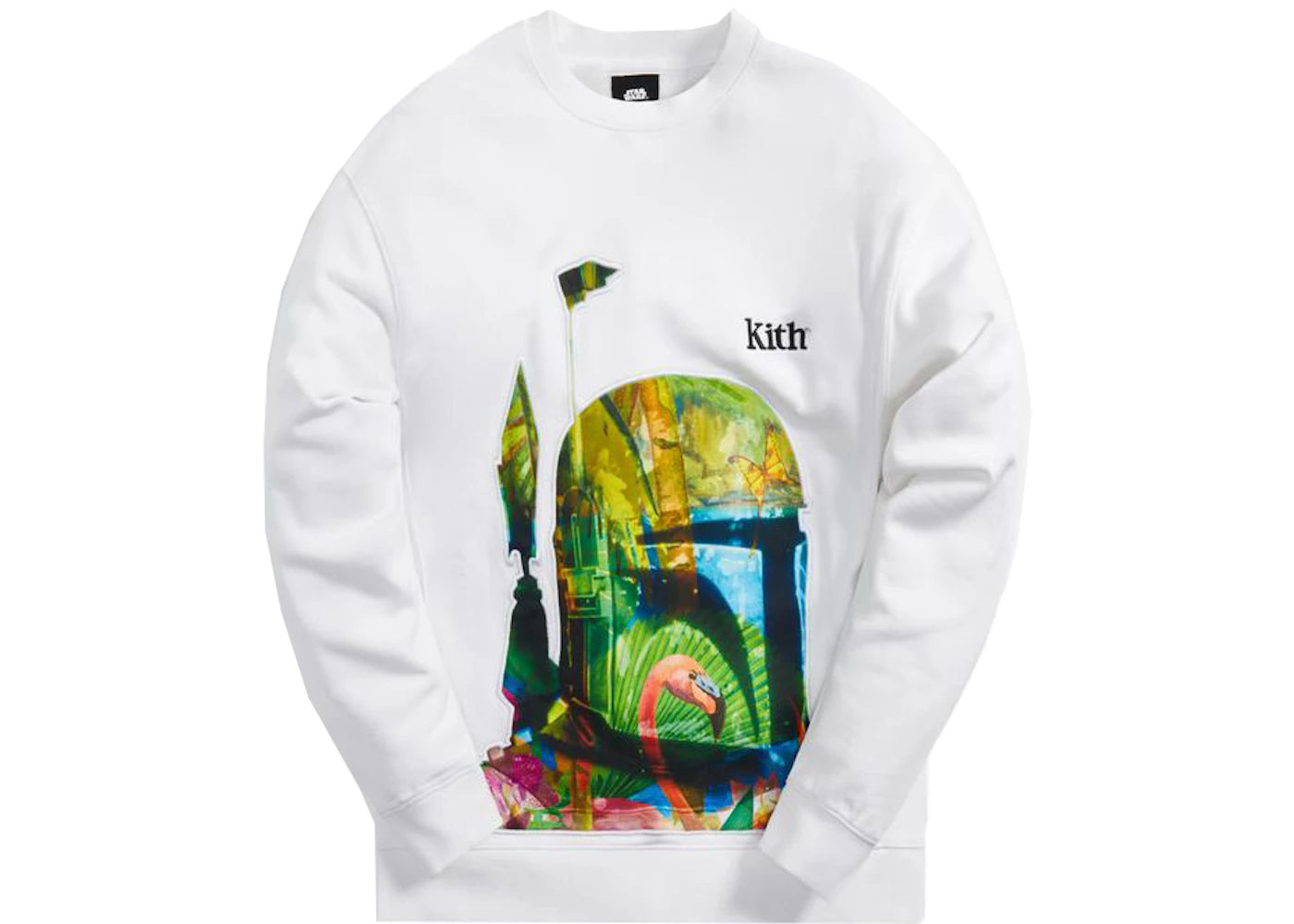 Kith x STAR WARS Boba Fett Crewneck White