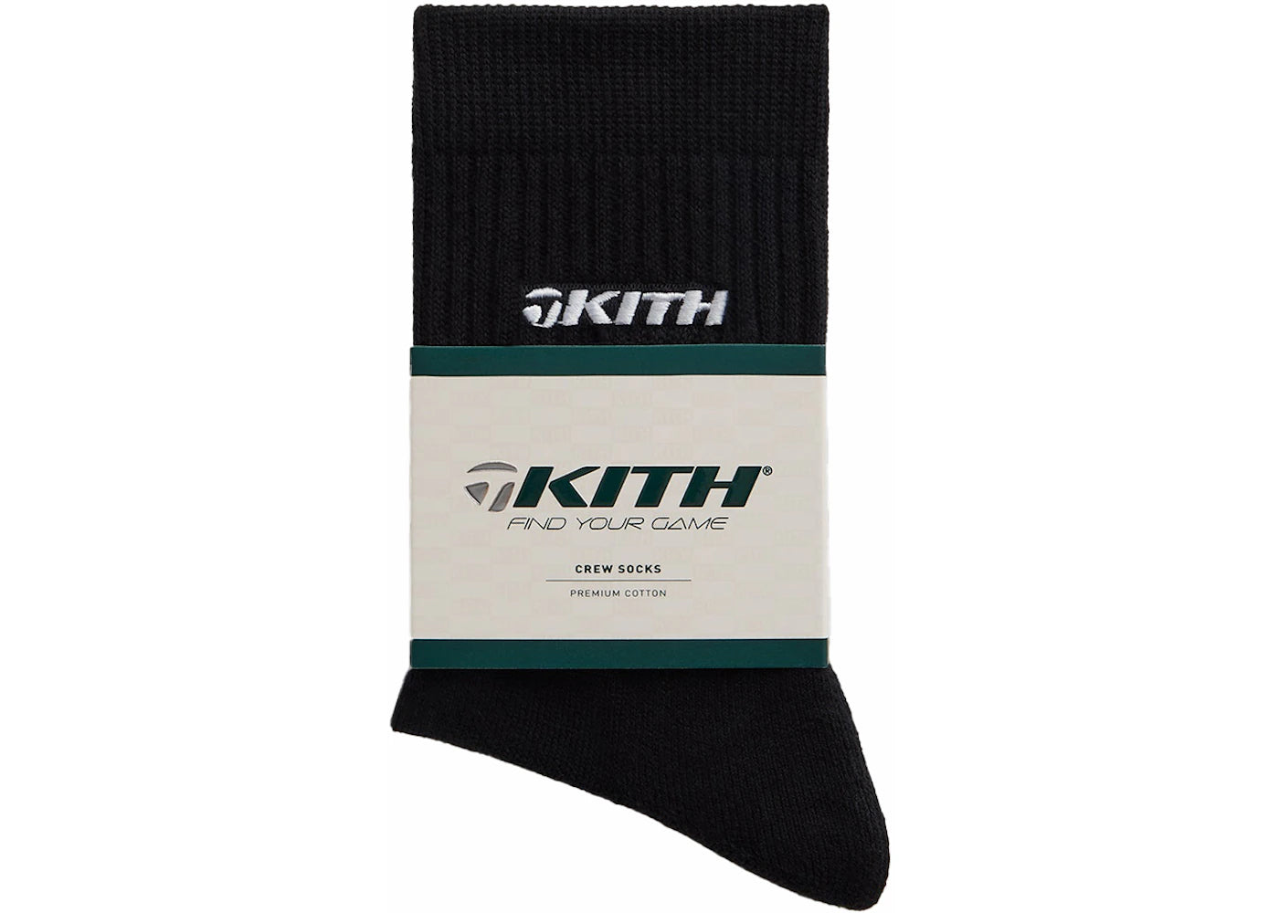 Kith TaylorMade Crew Socks Black
