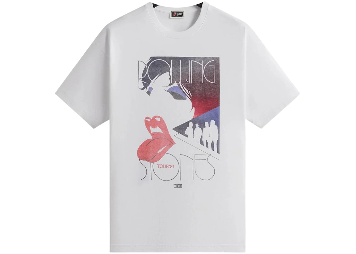 Kith The Rolling Stones Tour 1981 Tee White