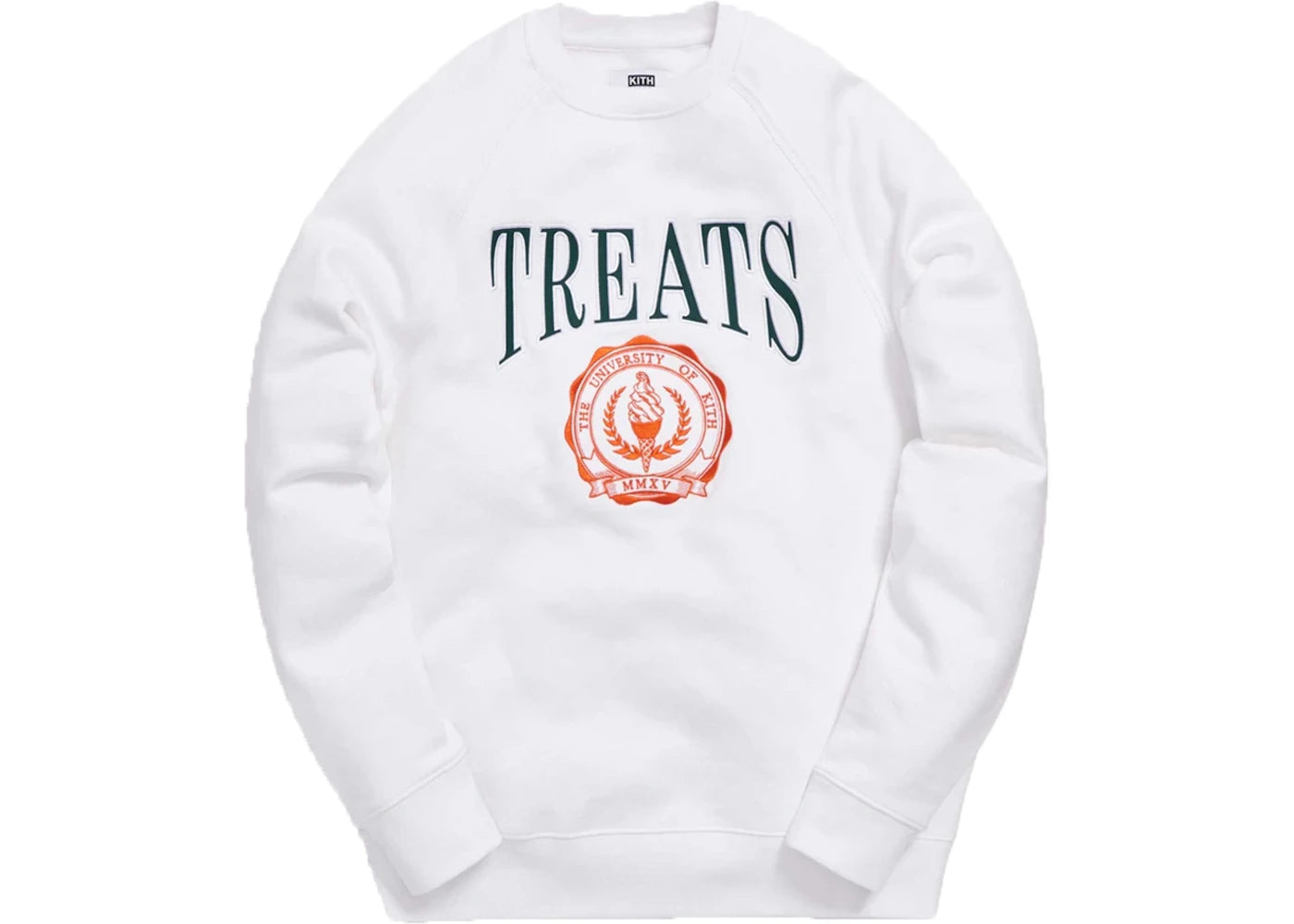 Kith Treats Collegiate Crewneck White