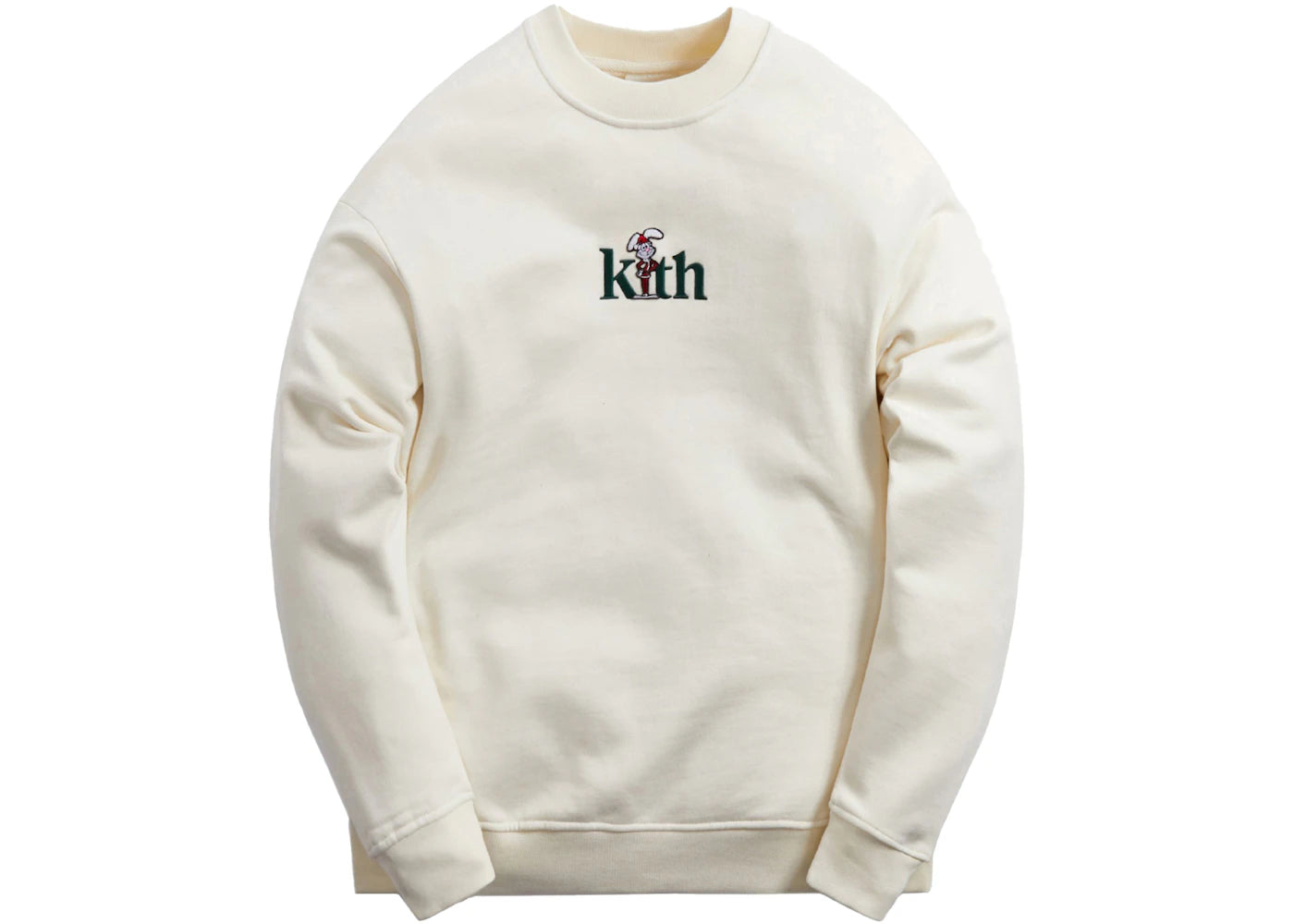 Kith Treats for Trix Santa Serif Crewneck Sandrift