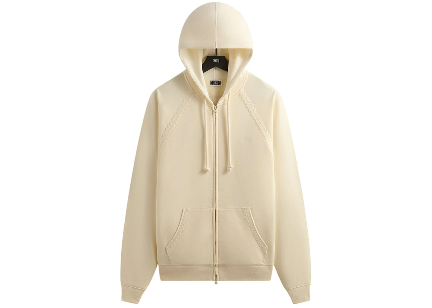 Kith Vale Raglan Full Zip Hoodie Sandrift