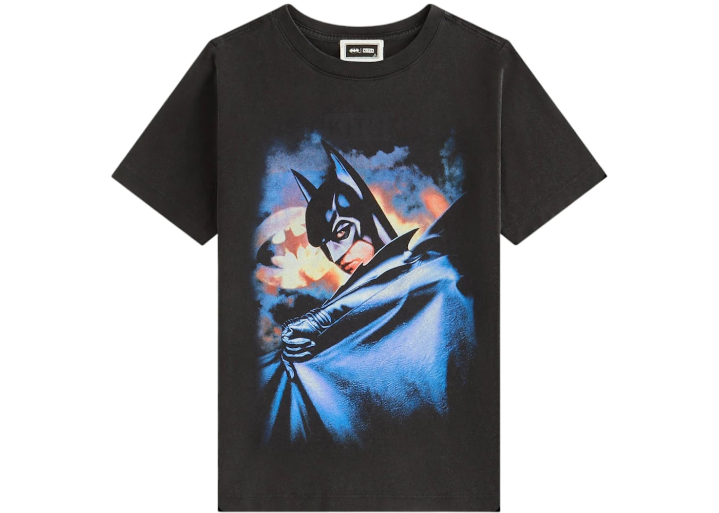 Kith x Batman Kids Forever Hero Vintage Tee Black