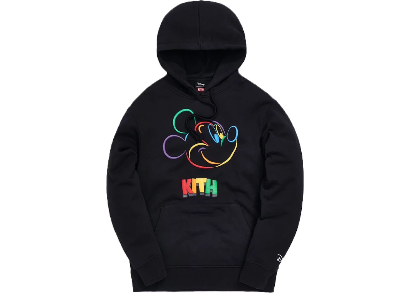 Kith x Disney 60s Abstract Mickey Hoodie Black