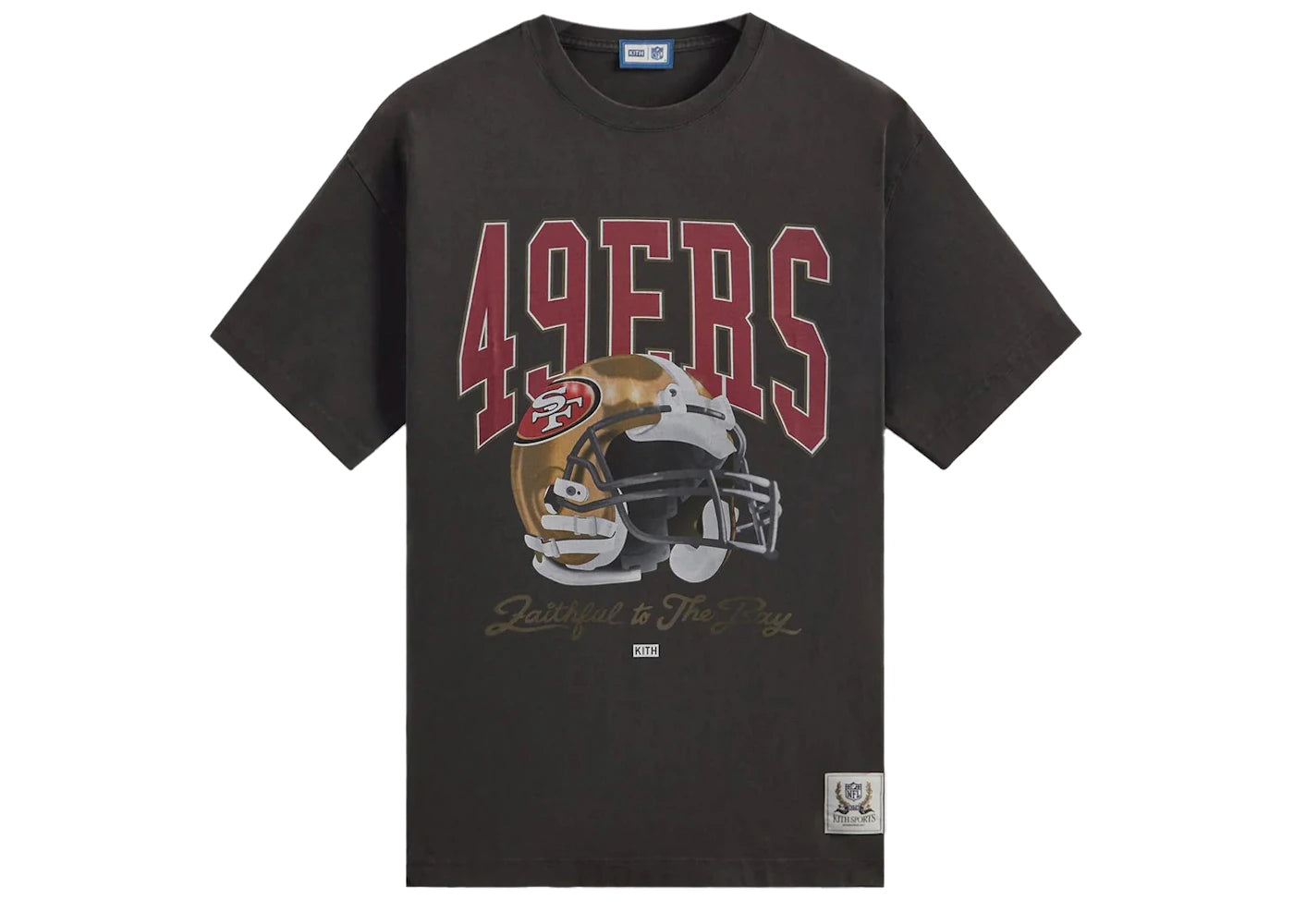 Kith x NFL 49ers Vintage Tee Black
